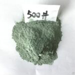 What is the effect of adding green silicon carbide powder to semiconductor mortar cutting materials?