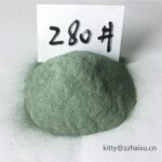 Why use green sic 280# sandblasting optical glass?