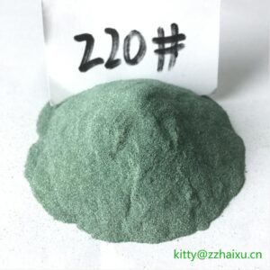 green silicon carbide for sand blasting hard alloy