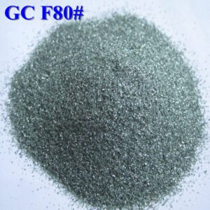 Green silicon carbide F80# for sandblasting Knife slot